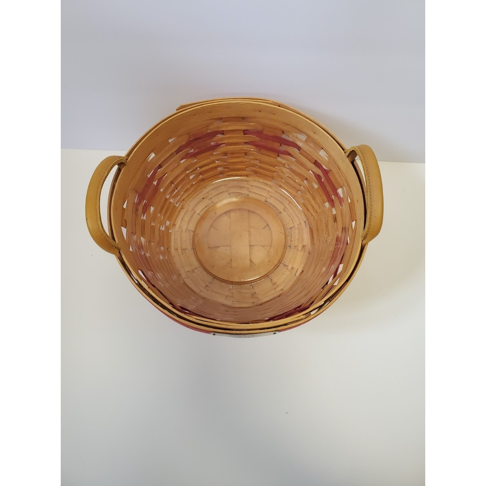 Vintage Longaberger Baskets, Protectors, and Liners Lot Handmade In 1999 & 1989 - Picture 8 of 16
